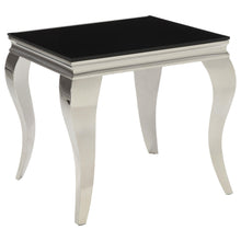 Load image into Gallery viewer, Luna Square End Table Chrome and Black image
