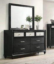 Load image into Gallery viewer, Crown Mark Furniture Lila 7 Drawer Dresser in Black
