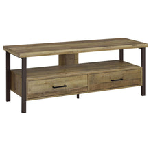 Load image into Gallery viewer, Ruston 59&quot; 2-drawer TV Console Weathered Pine image
