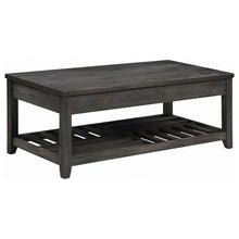 Load image into Gallery viewer, Cliffview Lift Top Coffee Table with Storage Cavities Grey image
