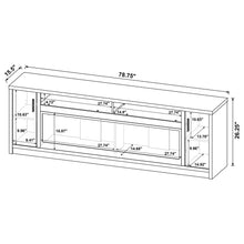 Load image into Gallery viewer, Eddy TV Stand Fireplace Console
