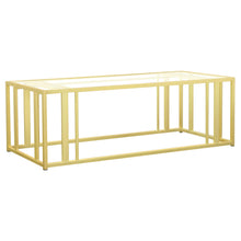 Load image into Gallery viewer, Adri Metal Frame Coffee Table Matte Brass image

