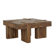 Load image into Gallery viewer, Samira Wooden Square Coffee Table Natural Sheesham image

