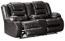 Load image into Gallery viewer, Vacherie Reclining Loveseat with Console
