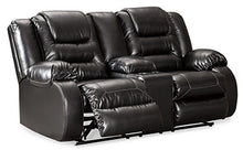 Load image into Gallery viewer, Vacherie Reclining Loveseat with Console
