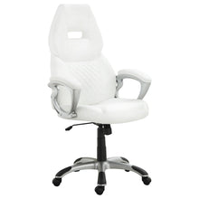 Load image into Gallery viewer, Bruce Adjustable Height Office Chair White and Silver image
