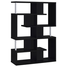 Load image into Gallery viewer, Hoover 5-tier Bookcase Black and Chrome image
