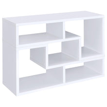 Load image into Gallery viewer, Velma Convertible TV Console and Bookcase White image
