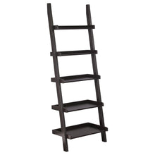 Load image into Gallery viewer, Colella 5-shelf Ladder Bookcase Cappuccino image
