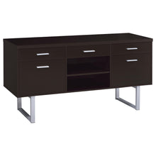 Load image into Gallery viewer, Lawtey 5-drawer Credenza with Adjustable Shelf Cappuccino image
