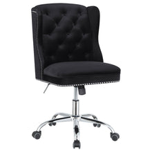 Load image into Gallery viewer, Julius Upholstered Tufted Office Chair Black and Chrome image
