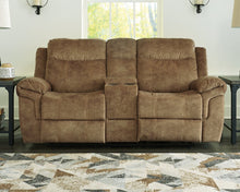 Load image into Gallery viewer, Huddle-Up Glider Reclining Loveseat with Console
