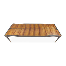 Load image into Gallery viewer, AICO Malibu Crest Rectangular Dining Table in Crotch Mahogany
