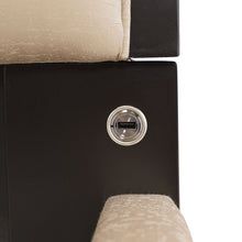 Load image into Gallery viewer, AICO Malibu Crest King Scalloped Panel Bed in Dark Espresso
