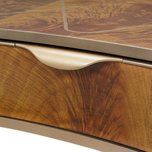 Load image into Gallery viewer, AICO Malibu Crest Vanity Desk in Crotch Mahogany
