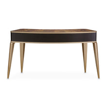 Load image into Gallery viewer, AICO Malibu Crest Vanity Desk in Crotch Mahogany
