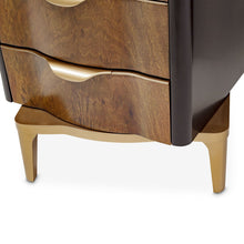 Load image into Gallery viewer, AICO Malibu Crest Swivel Lingerie Chest in Crotch Mahogany
