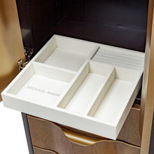 Load image into Gallery viewer, AICO Malibu Crest Swivel Lingerie Chest in Crotch Mahogany
