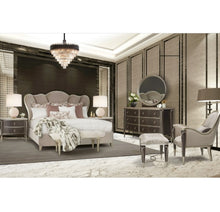 Load image into Gallery viewer, AICO Villa Cherie Tufted Bed Bench in Hazelnut

