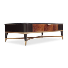 Load image into Gallery viewer, AICO Malibu Crest Rectangular Cocktail Table in Crotch Mahogany
