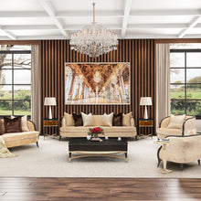 Load image into Gallery viewer, AICO Malibu Crest End Table in Crotch Mahogany
