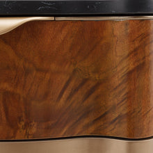 Load image into Gallery viewer, AICO Malibu Crest End Table in Crotch Mahogany
