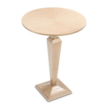 Load image into Gallery viewer, AICO Malibu Crest Round Pedestal Tea Table in Crotch Mahogany
