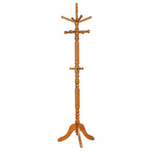 Load image into Gallery viewer, Achelle Coat Rack with 11 Hooks Golden Brown image
