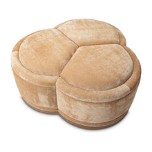 Load image into Gallery viewer, AICO Malibu Crest Clover Cocktail Ottoman in Dark Espresso
