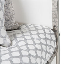 Load image into Gallery viewer, Aico State St King Metal Panel Bed in Glossy White
