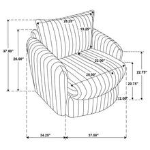 Load image into Gallery viewer, Sarco Swivel Accent Chair
