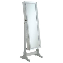 Load image into Gallery viewer, Elle Jewelry Cheval Mirror with Crytal Trim Silver image
