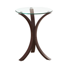 Load image into Gallery viewer, Edgar Round Accent Table Cappuccino image
