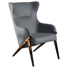 Load image into Gallery viewer, Walker Upholstered Accent Chair Slate and Bronze image

