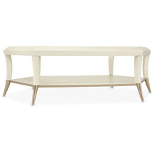Load image into Gallery viewer, AICO La Rachelle Hexagon Cocktail Table w/Glass in Medium Champagne
