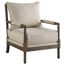 Load image into Gallery viewer, Blanchett Cushion Back Accent Chair Beige and Natural image
