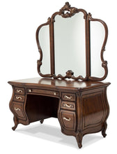 Load image into Gallery viewer, Aico Platine de Royale Vanity Mirror in Light Espresso image

