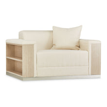 Load image into Gallery viewer, AICO Laguna Ridge Chair and Half in Washed Oak
