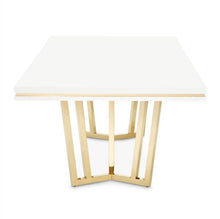 Load image into Gallery viewer, AICO Furniture Palm Gate Rectangular Dining Table in Cloud White

