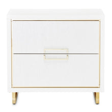 Load image into Gallery viewer, AICO Furniture Palm Gate Nightstand in Cloud White
