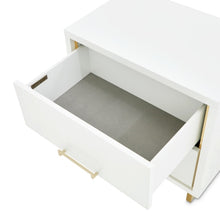 Load image into Gallery viewer, AICO Furniture Palm Gate Nightstand in Cloud White
