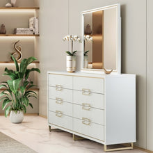 Load image into Gallery viewer, AICO Furniture Palm Gate Dresser in Cloud White
