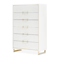Load image into Gallery viewer, AICO Furniture Palm Gate 6 Drawer Chest in Cloud White image
