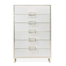 Load image into Gallery viewer, AICO Furniture Palm Gate 6 Drawer Chest in Cloud White
