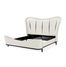 Load image into Gallery viewer, AICO Furniture Tuxedo California King Upholstered Bed in Piano Keyboard
