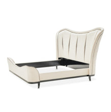 Load image into Gallery viewer, AICO Furniture Tuxedo Queen Upholstered Bed in Piano Keyboard
