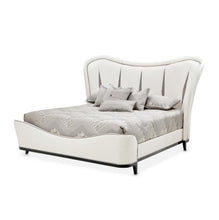 Load image into Gallery viewer, AICO Furniture Tuxedo California King Upholstered Bed in Piano Keyboard image
