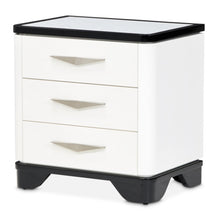 Load image into Gallery viewer, AICO Furniture Tuxedo Nightstand in Piano Keyboard image
