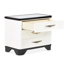 Load image into Gallery viewer, AICO Furniture Tuxedo Large Nightstand in Piano Keyboard
