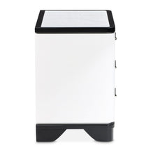 Load image into Gallery viewer, AICO Furniture Tuxedo Large Nightstand in Piano Keyboard
